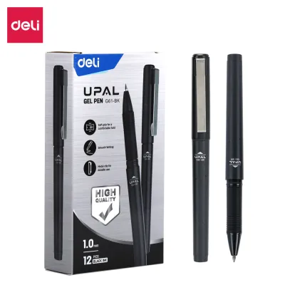 Deli Business Gel Pen / Pulpen Gel Profesional 1.0mm Casing Metal EG61 EG159