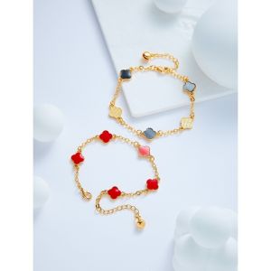 Depan Belakang Sama Gelang Premium Quality Anti Karat Super Elegan