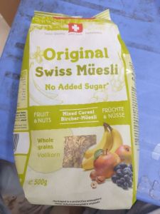 Ngũ Cốc Trộn Trái Cây Sấy Khô Không Đường Original Swiss Muesli Familia (500g) nhập khẩu Thụy sỹ