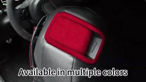 For Subaru BRZ Toyota GR86 2021-2024 Suede Front Seat Back Sticker Seat Stickers Interior Accessories