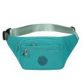 IU MISS Nylon Sports Waist Bag Zipper Large Capacity Nylon Waist Bag Fashion Phone Bag Canvas Crossbody Bag Sports. 