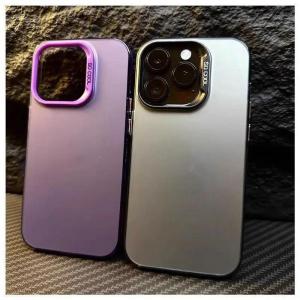 Funda Laser Metallic Aurora Matte Color Case For Realme C63/ Realme N63 / Realme C61 PC Back Hard Shockproof Cover
