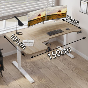 Bàn đứng có thể điều chỉnh độ cao Bàn nâng điện tự động có thể di chuyển 150cm có bánh xe