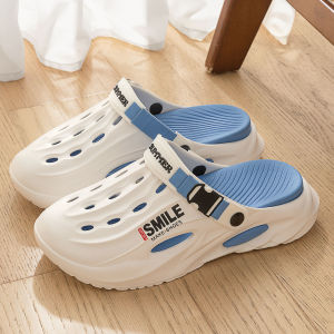 [Free Shipping] Lidani Thick-Soled Clogs For Men Summer Outdoor Driving Non-Slip Closed-Toe Slippers Sports Beach Sandals