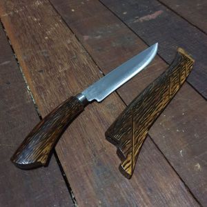 Pisau Dapur pisau daging baja kayu aren tajam