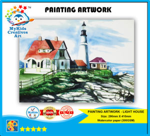 PAINTING THE LIGHTHOUSE PREMIUM QUALITY PRINTING ARTWORK