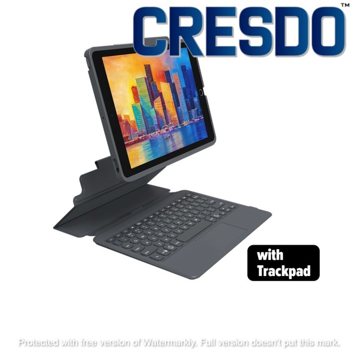 Zagg Pro Keys Wireless Keyboard With Trackpad & Detachable Case For