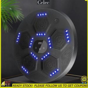 【Celec】 LED Electronic Music Boxing Machine Smart Music Boxing Training Machine BT Connection Target Wall Hanging Sandbag Target Boxing Pad for Home Exercise 【7-day Return Guarantee】