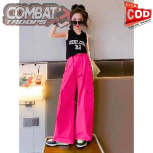 ROSE CARGO Celana Anak perempuan 6-14th Korean Style Termurah COD l FREE ONGKIR