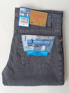 DJ Celana Panjang Pria Celana Jeans Standar Pria HITAM