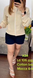 PROMO BLOUSE IMPORT BKK X34 BAJU ATASAN WANITA CANTIK/ KANTORAN