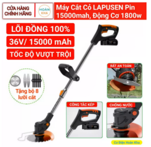 Máy Cắt Cỏ Cầm Tay 2 Pin 15000mAh - Máy Cắt Cỏ Tỉa Cành Cầm Tay - Máy Cắt Cỏ Chạy Pin Tốc Độ Vượt Trội Trọng Lượng Siêu Nhẹ