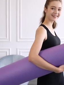 Thicken 10MM yoga mat for beginners men and women non-slip widening and lengthening fitness yoga mat