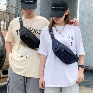 Nylon Single-shoulder Crossbody Bag Chest Bag Waterproof Lightweight for Outdoor Sports Business