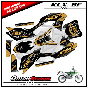 DECAL STRIPING KLX BF G SE PREMIUM - BISA GANTI NAMA DAN NOMER.ADT.044