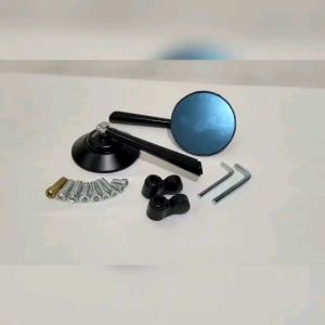 Spion Fazzio Model Bulat Jokowi Domino full Black cnc universal