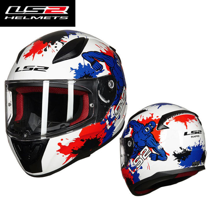 LS2 FF353 Kids Helmets Motorcycle Helmet Children's Full Helmet Youth ...