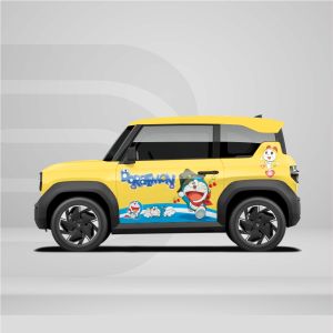 Tem dán xe VF3 - Decal Sticker dán xe - Ds Decal-2 bên- doremon