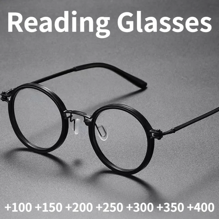 Retro Round Frame Reading Glasses 100 400 Men s Trend Anti blue retro-round-frame-reading-glasses-100-400-men-s-trend-anti-blue