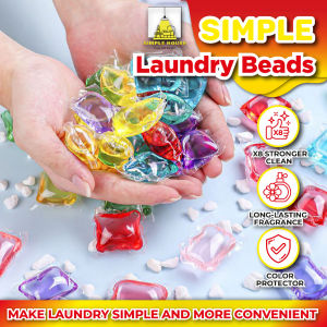 𝗦𝗜𝗠𝗣𝗟𝗘 LAUNDRY MAGIC CLEAN Clothes Long Lasting Fragrance Washing Machines Gel Beads / Sabun Basuh Baju Pengwangi