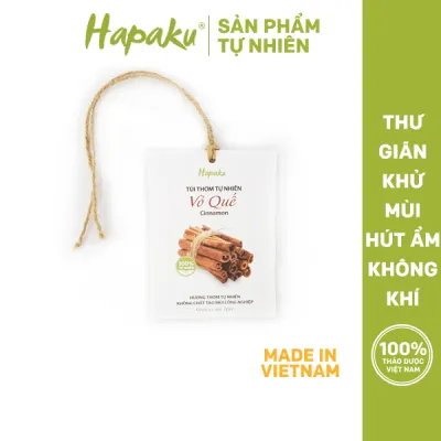 Túi Thơm Treo Tủ Quần Áo Hương Quế Hapaku