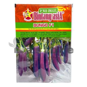 Benih Terong Ungu BUNGO F1 Isi 5 gram Benih Bintang Asia