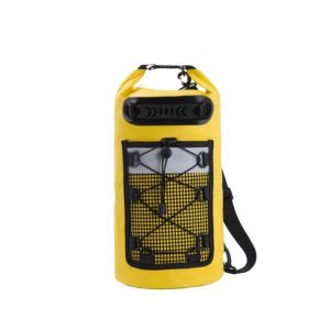 FIGHTINPC 10L 20L 30L. Túi PDry chống nước Gói PVC Dung lượng lớn Túi lướt sóng và chèo thuyền Thời trang giải trí Thể thao dưới nước Ba lô bơi Phụ nữ Nam giới