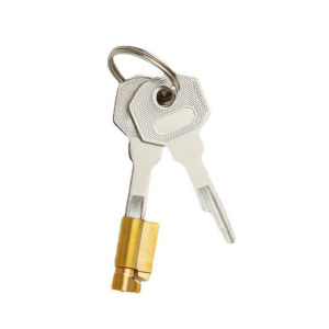 Cylinder Lock Solid Brass Construction Serrated Shaped Keys With 2 Keys Freezer Locks Cabinet