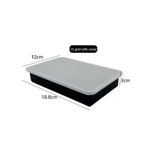 B.LIVEM 【การจัดส่ง 2-3 วัน】แม่พิมพ์ลูกบาศก์น้ำแข็งซิลิโคนเป็นเรื่องง่ายต่อการถอดและมีหลายข้อกำหนด แม่พิมพ์ลูกบาศก์น้ำแข็ง DIY เป็นสิ่งที่ต้องมีในฤดูร้อน