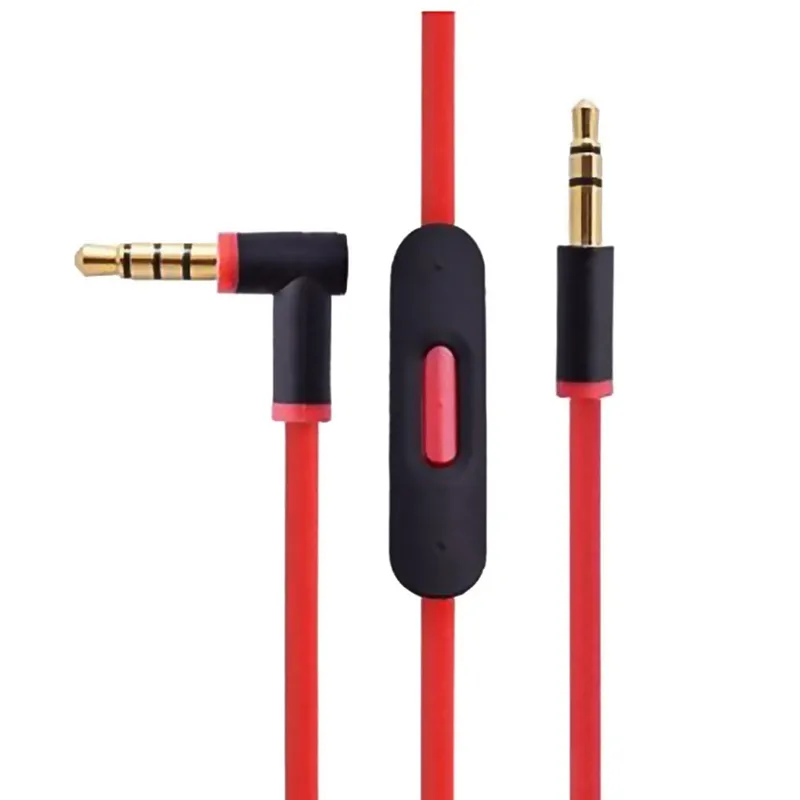 Replacement Audio Cable for Beats By Dr Dre Headphones with in Line Mic for  Studio/Executive/Mixr/Solo/Wireless/Pro