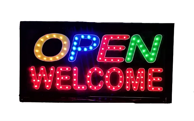 OPEN WELCOME LED SIGN | Lazada PH