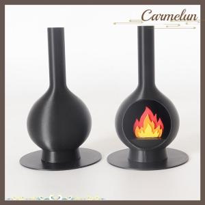 [Carmelun] 1 12 Dollhouse Miniature Fireplace Chimney Model Dollhouse Christmas Scene Decoration Dolls House Micro Landscape Ornament