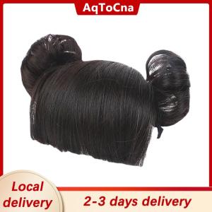 [COD] AqToCna Ship within 24 hours Baby Wig Braid Hairband wig for kids baby headband baby hair Children Bangs Head Buckle COS Hair Accessories Baby