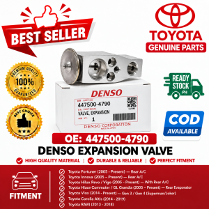 DENSO A/C Expansion Valve 447500-4790 for Toyota Fortuner Innova Hilux Hiace Vios Altis RAV4