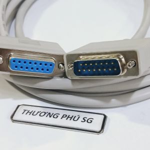Cáp nối dài Com 15 dài 1.5m / 3m (Chuẩn Com 15 Kim ra Com 15 Cái (DB15M to DB15F)