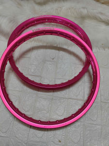 Niềng nhôm Solute màu hồng - giá 1 cặp