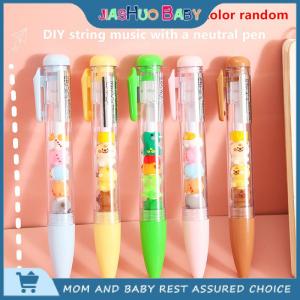 JiaShuo Baby Toy ปากกาสำหรับนักเรียนปากการูปร่างน่ารักปากกาเป็นเอกลักษณ์ลูกปัดแบบทำมือปากกาอัดที่มีมูลค่าสูง