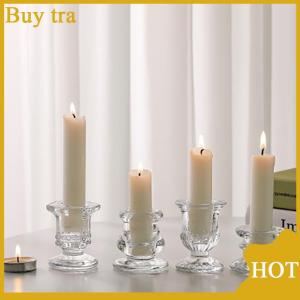 [Buytra] Candle Holder Novelty Nordic Decor Candlestick Romantic Candle Stand Desk Accessories Wedding Centerpieces Ornaments Gifts