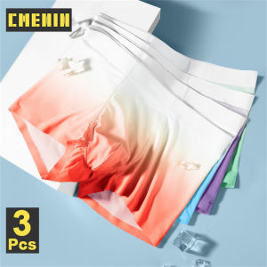 CMENIN  3Pcs ใหม่ผ้าไหมน้ำแข็งชุดชั้นในชายนักมวยชายสะโพกยก Cuecas เซ็กซี่ชายกางเกงนักมวยกางเกงขาสั้นกางเกง Masculinas M1113