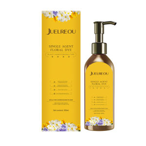 Floral scented hair dye Cover gray hair / Long-lasting color / Natural extract hair dye essence Gentle and non-irritating does not damage hair Pure floral hair dye