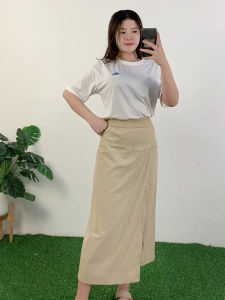 ชุดเซ็ตลำลอง เสื้อ+กระโปรง ดีไซน์เรียบ ใส่ทำงานได้