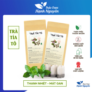 Trà Tía Tô - Bịch 30 Túi Lọc - Thảo dược Hạnh Nguyên