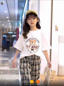 S01-17 Baju kaos PIT APAT setelan baju anak perempuan baju setelan kaos Import baju dan celana Import
