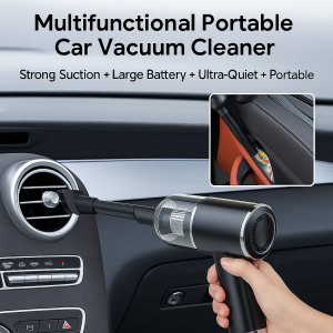 Car Handheld Rechargeable Vacuum Cleaner for Car powerful suction power and easytocarry design