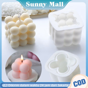 Cetakan Lilin Cube Bubble & Cetakan Lilin Aromaterapi
