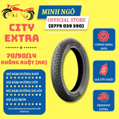 (70/90-14) Vỏ xe Michelin City Extra 70/90-14 M/C TL cho dòng xe tay ga Vario Vision Click Air Blade