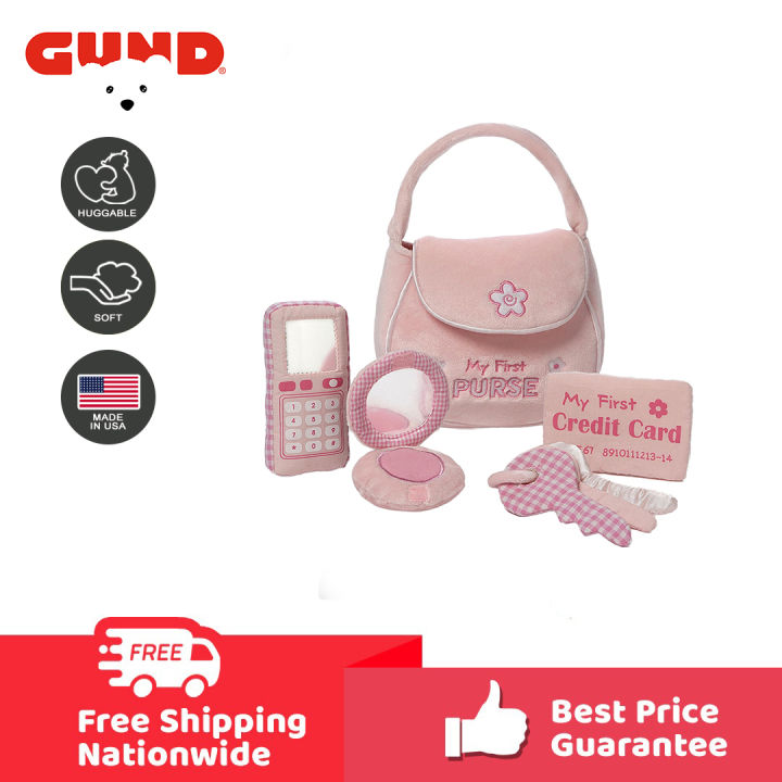 Gund Original My 1st Purse Stuffed Baby Playset Sensory Discovery