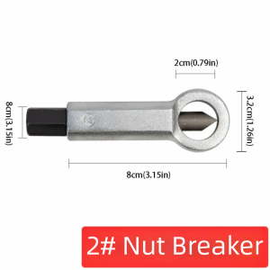 DUOJI Heavy Duty Screw Remover AntiSlip Grip Rust-Removed Nut Remover Separator Portable Bolt Removal Tool Professional Use