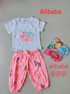 (6-17kg) Bộ thun ali baba XUẤT DƯ ÁO LỬNG QUẦN THỤNG bé gái thun coton đẹp mát