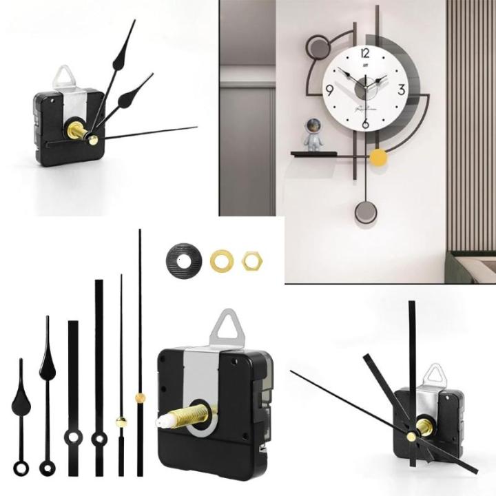 Quiet Clock Motor Replacement Wall Clock Mechanism Set with Long ...